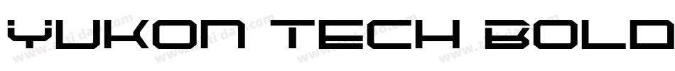 Yukon Tech Bold字体转换